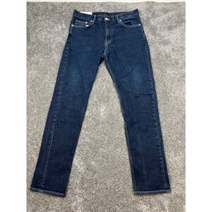 H&M Men's Dark Wash Blue Slim Fit Coupe etroite Cotton Denim Jeans Size 32x32